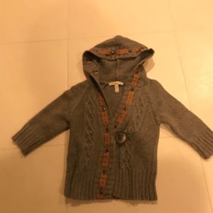 Hooded Juniors Cropped sweater